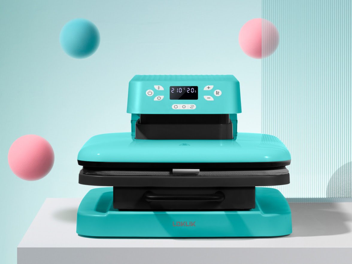 LOKLiK Auto Heat Press - Blue