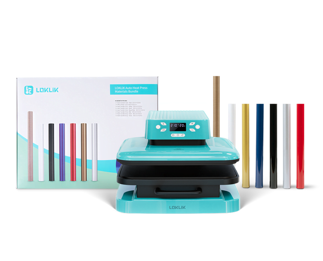 LOKLiK Auto Heat Press - Blue