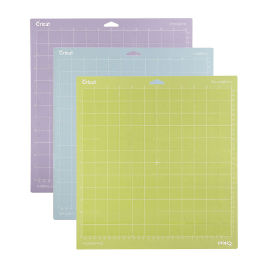 Cricut Explore/Maker LightGrip-Standard-StrongGrip Machine Mat (30x30cm) 3-pack