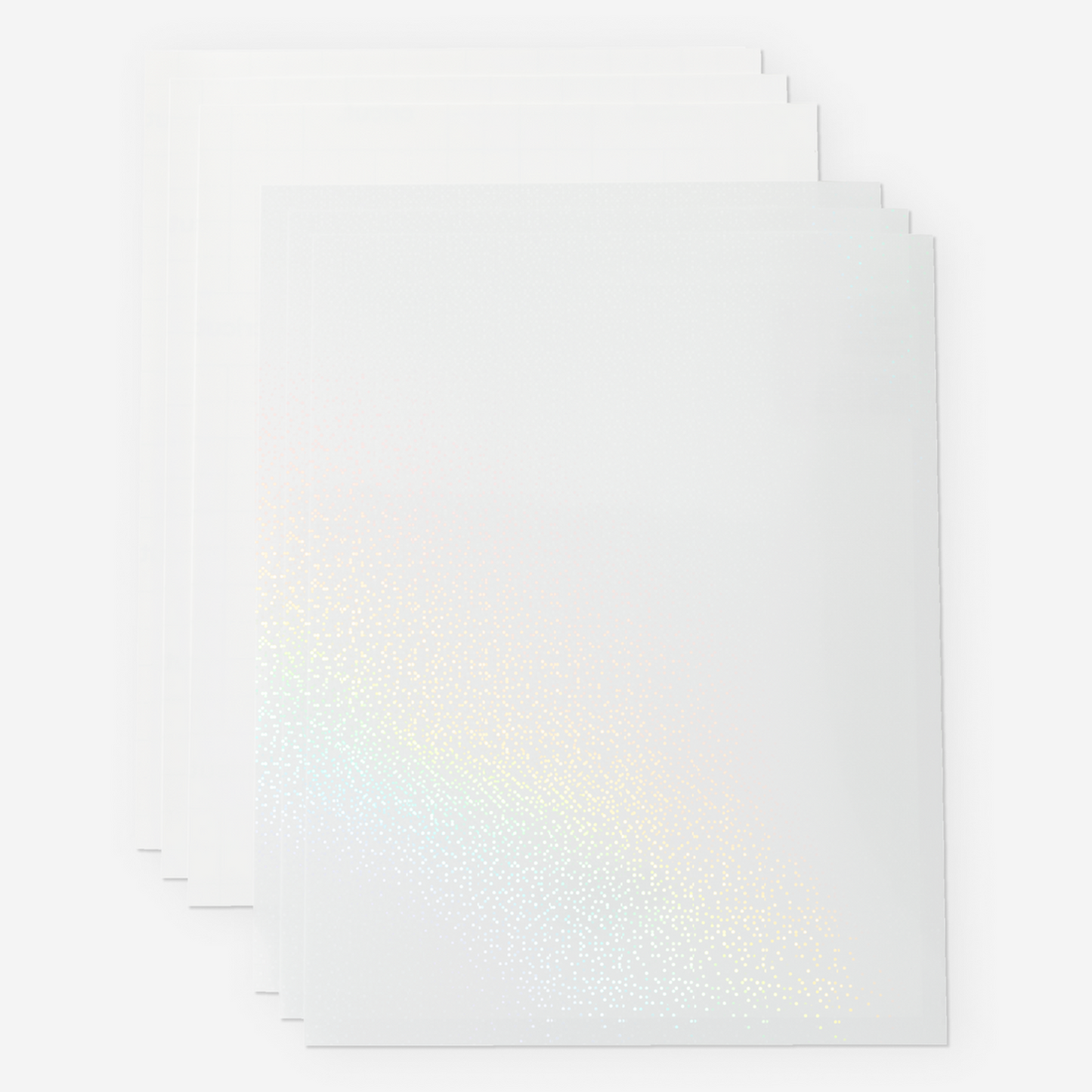 Cricut Sticker Set Waterproof A4 - 6 sheets (White Holographic)